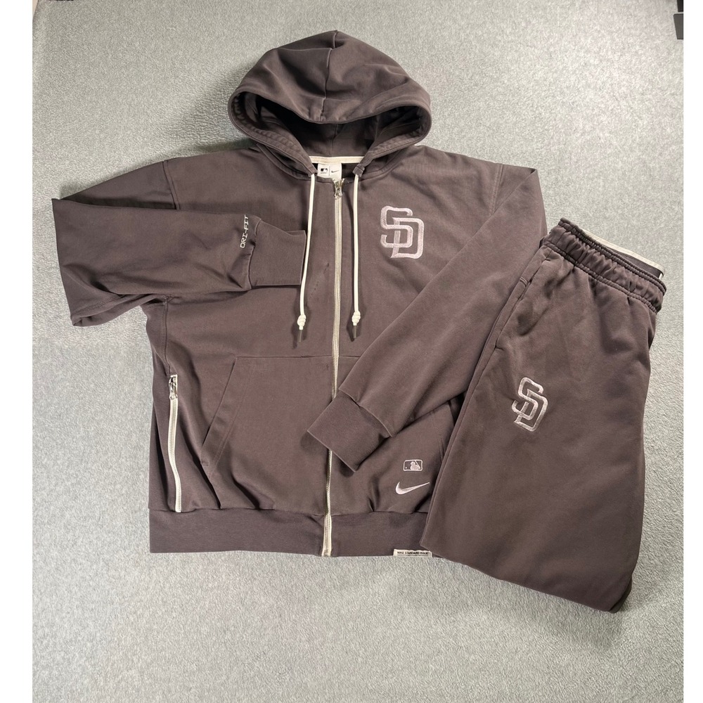 Dylan Cease San Diego Padres Team Issued Nike Authentic Hoodie Pant Set Large 84